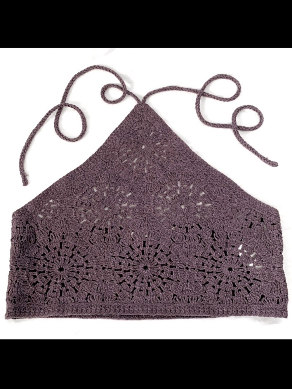 Pull & Bear Crochet Halter Top